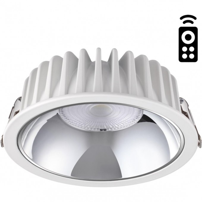 Встраиваемый диммируемый свеильник NOVOTECH с пультом ДУ 358301 IP20 LED 3000-6500K 20W MARS NV-358298 Встраиваемый диммируемый свеильник NOVOTECH с пультом ДУ 358301 IP20 LED 3000-6500K 20W MARS NV-358298